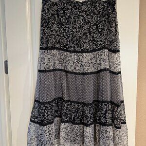 Spenser Jeremy BoHo Midi Length Skirt, Size 12